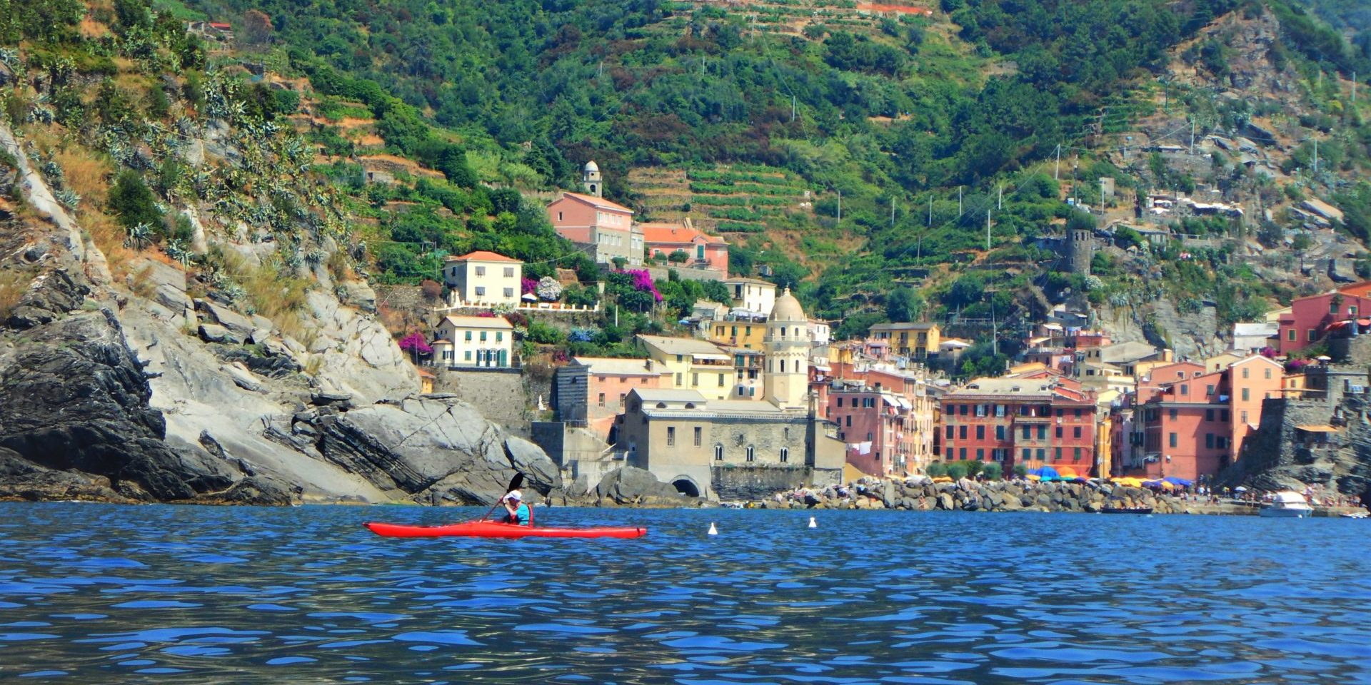 Pagaiando a Vernazza Cinque Terre) con Outdoor Portofino